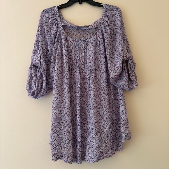 Pippa Tops - Pippa 100% Silk Boho Tunic Blouse Size 12